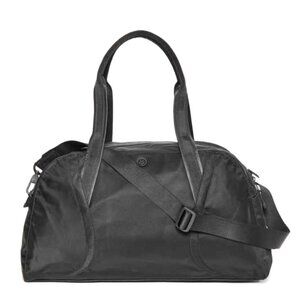 Lululemon Out of Range Black Duffel Gym Bag